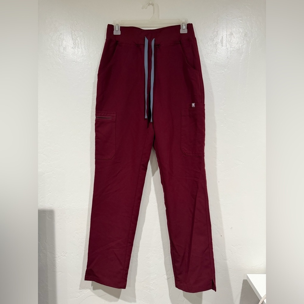 Figs Burgundy Pants size L